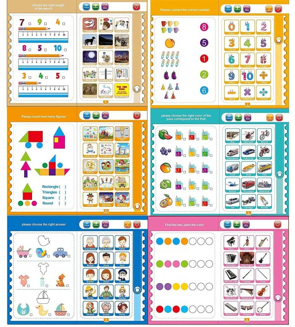 Intellectual Learning Study-Book Kids Toys | E-book Toddlers Preschool Educational Toys