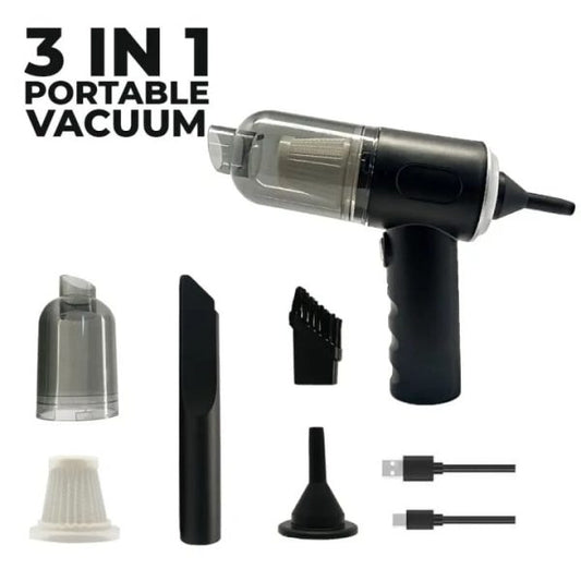Portable 3 In 1 Car Vacuum Cleaner